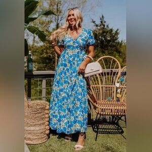 Floral Puff Sleeve Dress